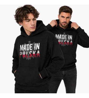 BLUZA Z KAPTUREM MADE IN POLSKA